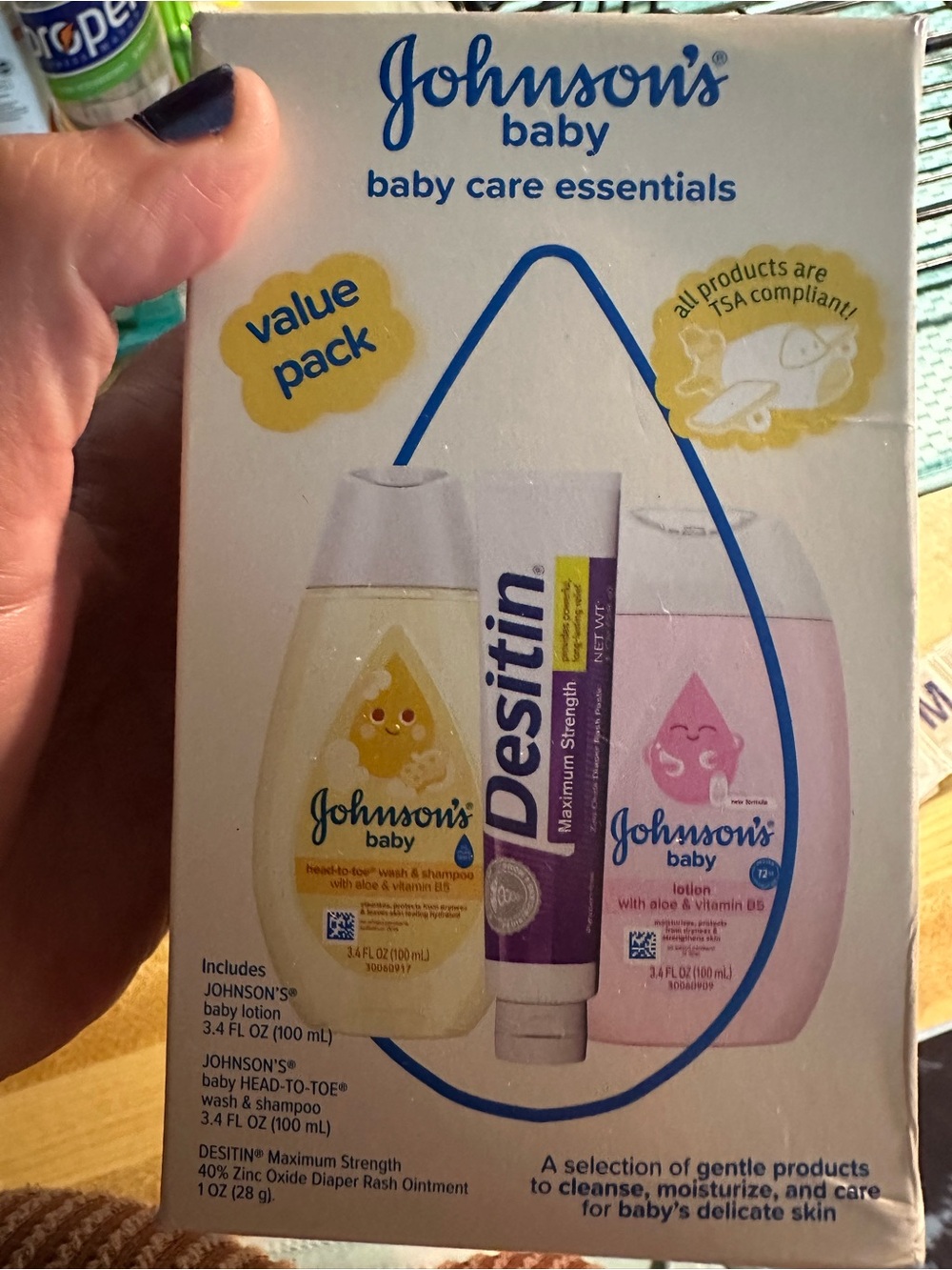 Johnson’s baby care essentials